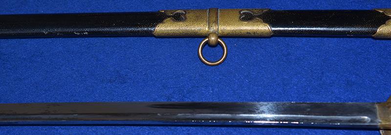 JAPANEASE WW2 NAVAL OFFICERS DRESS SWORD.