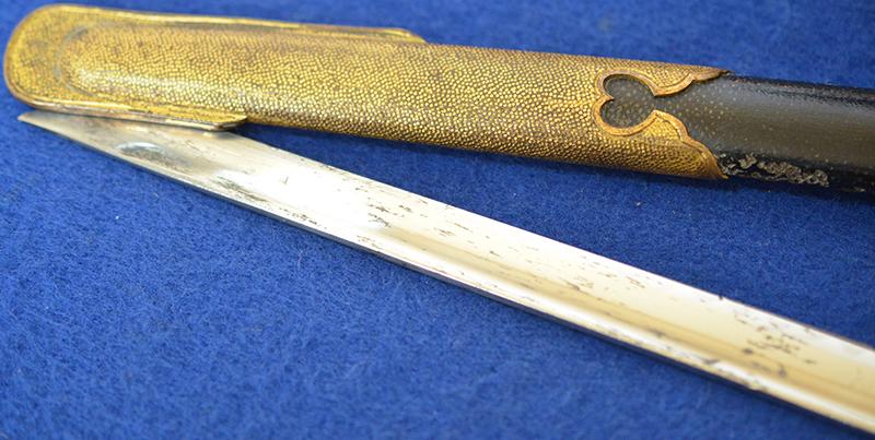 JAPANEASE WW2 NAVAL OFFICERS DRESS SWORD.