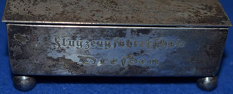 LUFTWAFFE SILVER TRINKET BOX.