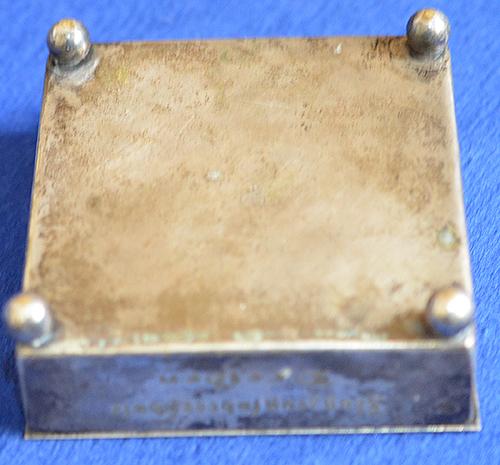 LUFTWAFFE SILVER TRINKET BOX.