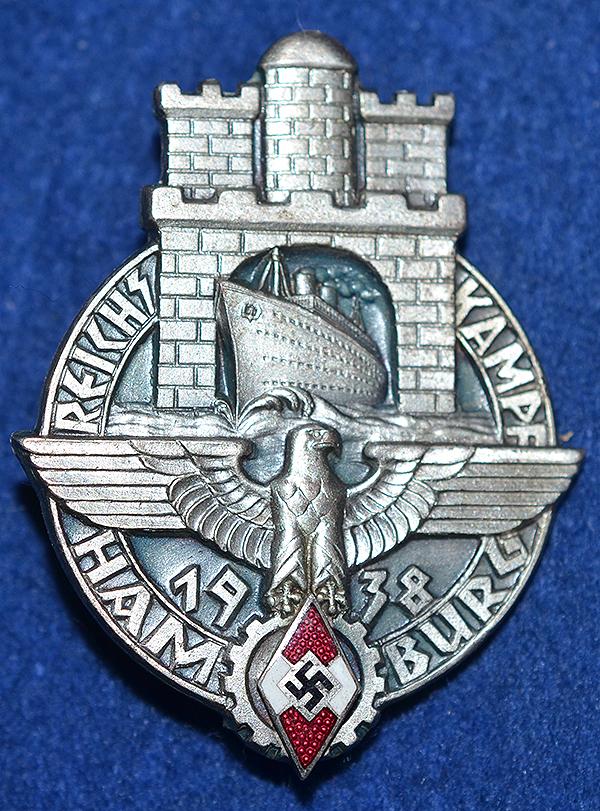 HITLER YOUTH HAMBURG SPORTS AWARD.