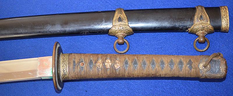 WW2 JAPANESE NAVAL OFFICERS KATANA SWORD.