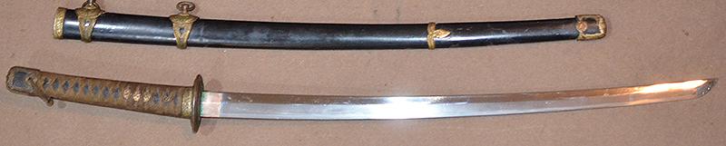 WW2 JAPANESE NAVAL OFFICERS KATANA SWORD.