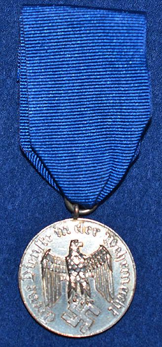 THIRD REICH ARMY FOUR YEAR SERVICE MEDAL