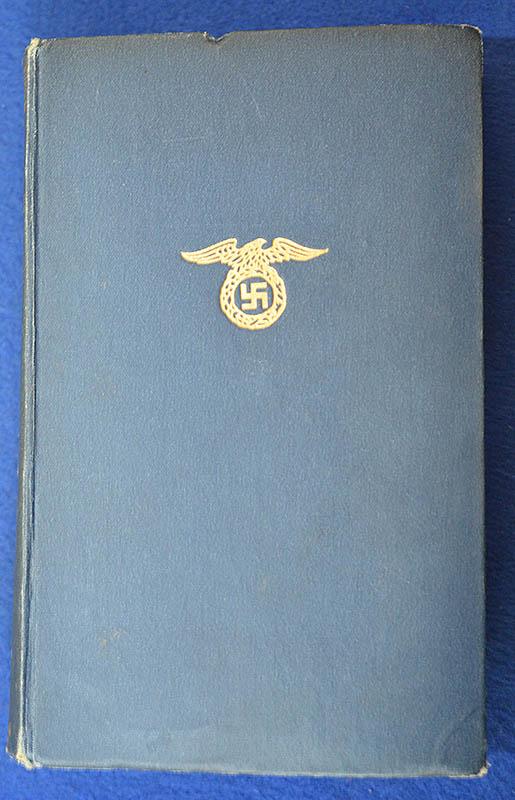 MEIN KAMPF BY ADOLF HITLER BOOK, RARE ENGLISH LANGUAGE EDITION DATED 1939.