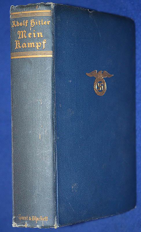 MEIN KAMPF BY ADOLF HITLER BOOK, RARE ENGLISH LANGUAGE EDITION DATED 1939.