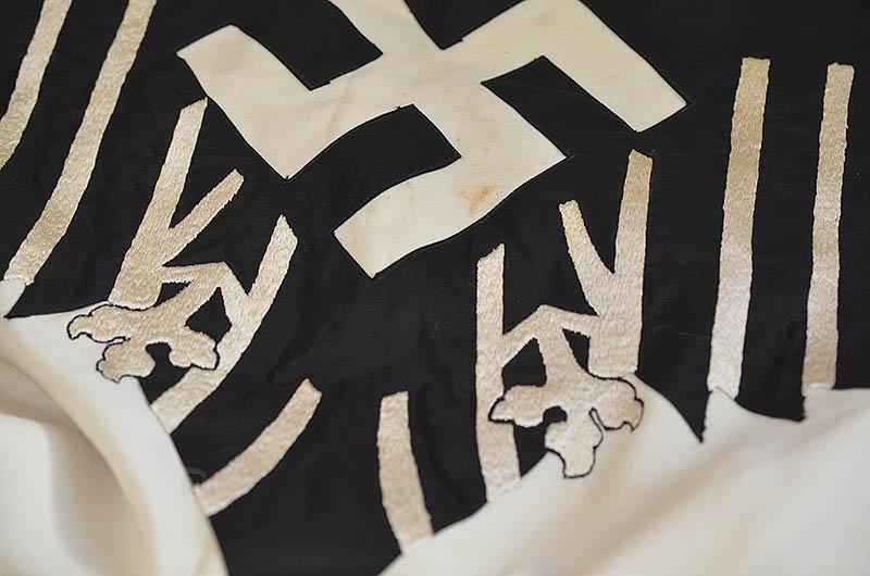 THIRD REICH SPORTS ORGANISATION FLAG FOR A RIFFLE ASSOCIATION CLUB.