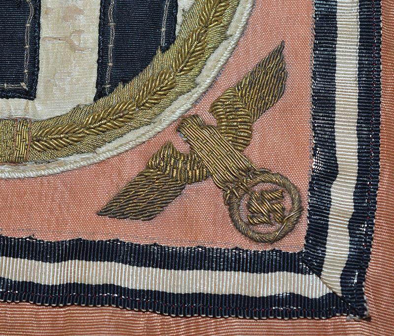 ADOLF HITLER BULLION FUHRER STANDARD, WREATH RIBBON.