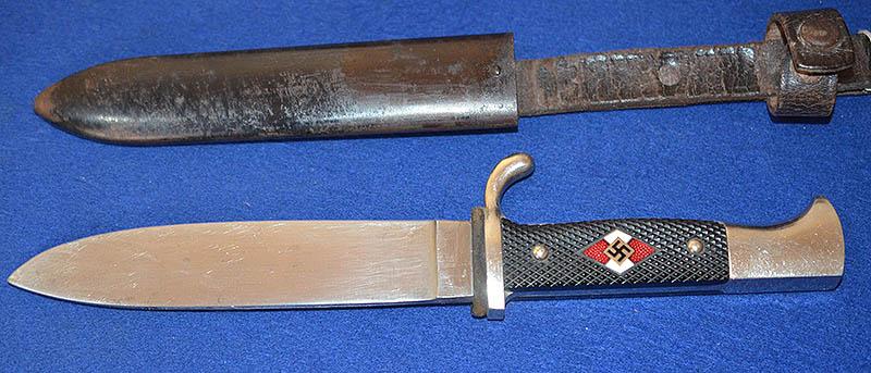 HITLER YOUTH KNIFE BY WKC DATED 1942.