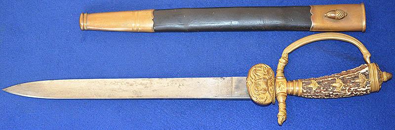 GERMAN FORESTRY ENLISTED MANS DAGGER.