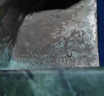 LARGE THIRD REICH BRONZE FIGURE OF THE VICTOR.