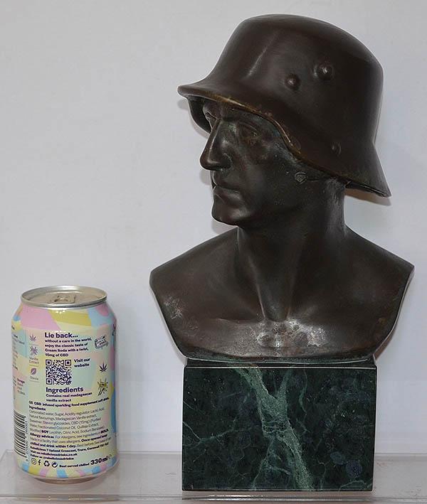 LARGE THIRD REICH BRONZE FIGURE OF THE VICTOR.