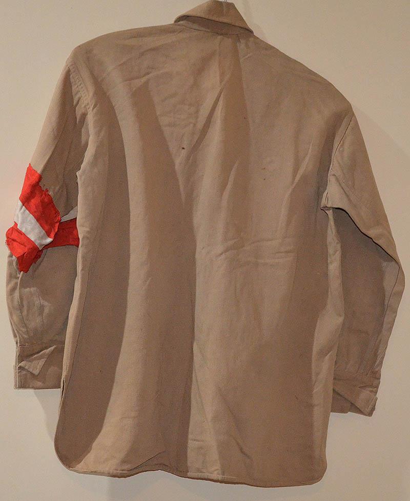 HITLER YOUTH BOYS BROWN SHIRT.