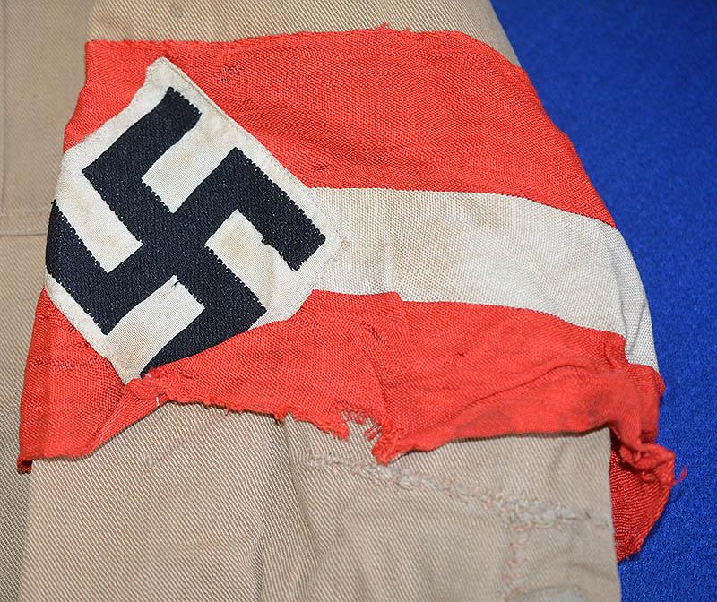 HITLER YOUTH BOYS BROWN SHIRT.