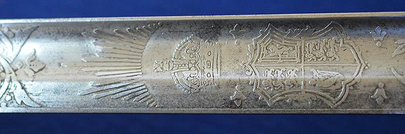BRITISH WW1 ROYAL ARTILLERY OFFICER SWORD.