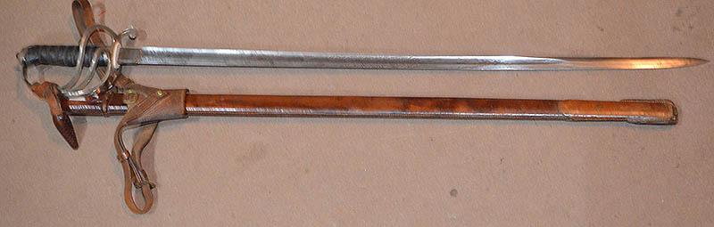 BRITISH WW1 ROYAL ARTILLERY OFFICER SWORD.