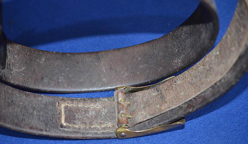 IMPERIAL GERMAN WW1 ENLISTED MANS LEATHER BELT AND BUCKLE.