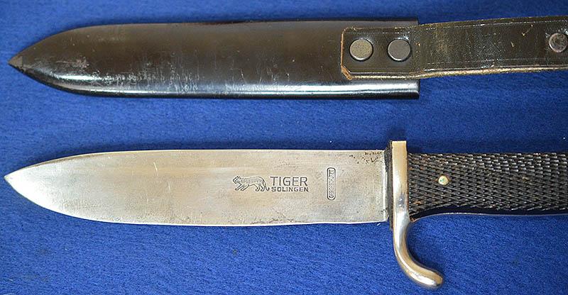 HITLER YOUTH KNIFE WITH MOTTO BY TIGER.