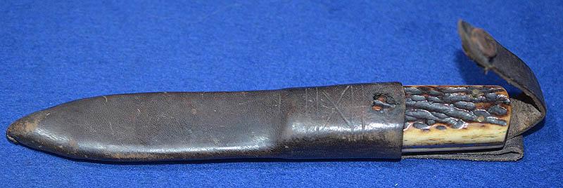 ANTIQUE SWIDISH HUNTING KNIFE.
