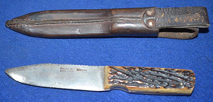ANTIQUE SWIDISH HUNTING KNIFE.
