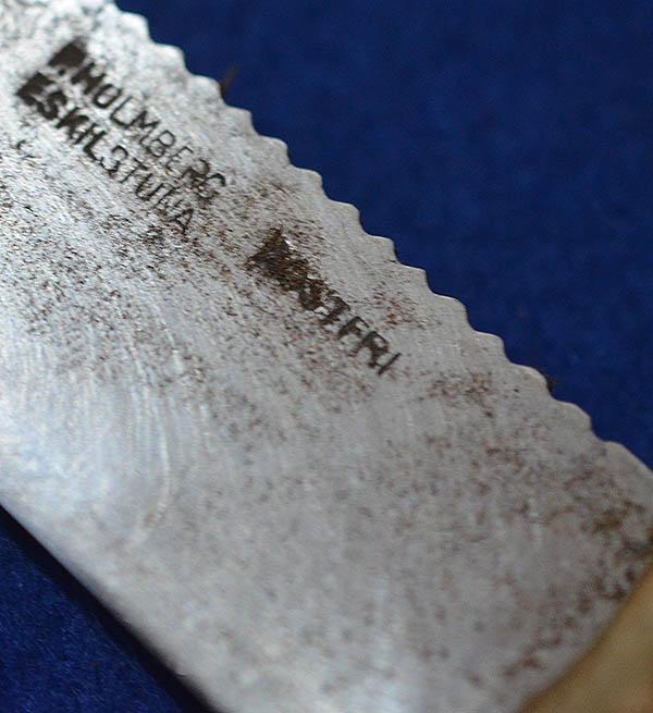 ANTIQUE SWIDISH HUNTING KNIFE.
